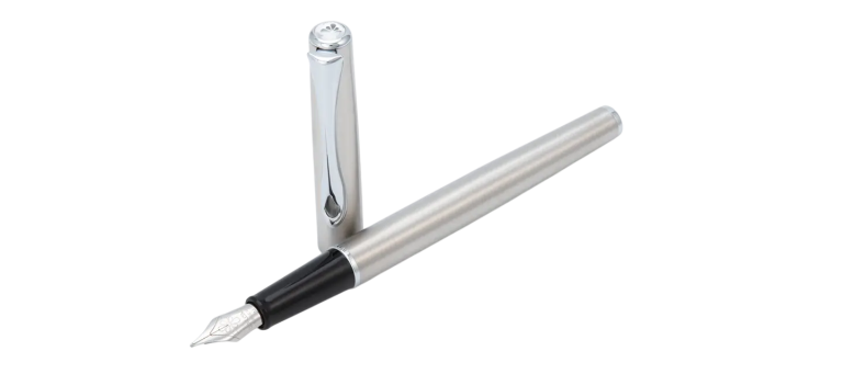 Stylo Plume Traveller acier chromé